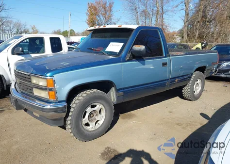 1990 Chevrolet Gmt-400 K1500 из США, поврежденный, VIN 1GCDK14K4LE237353